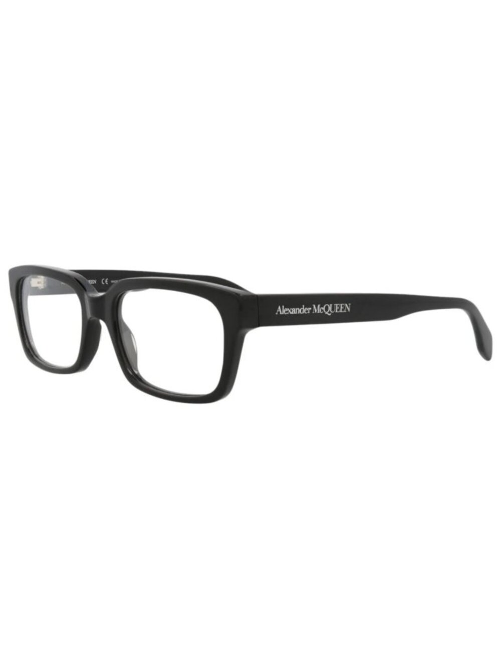 New Alexander McQueen Women's Eyeglasses Square Rectangle Acetate Frame Mens